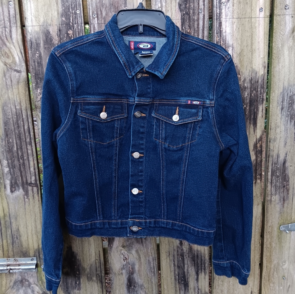 BONGO Y2K Vintage Fitted Rinse Denim Jacket L